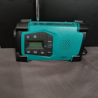 Baustellenradio Kurbelradio, Solar Notfall Radio, Power Bank, Camping Radio