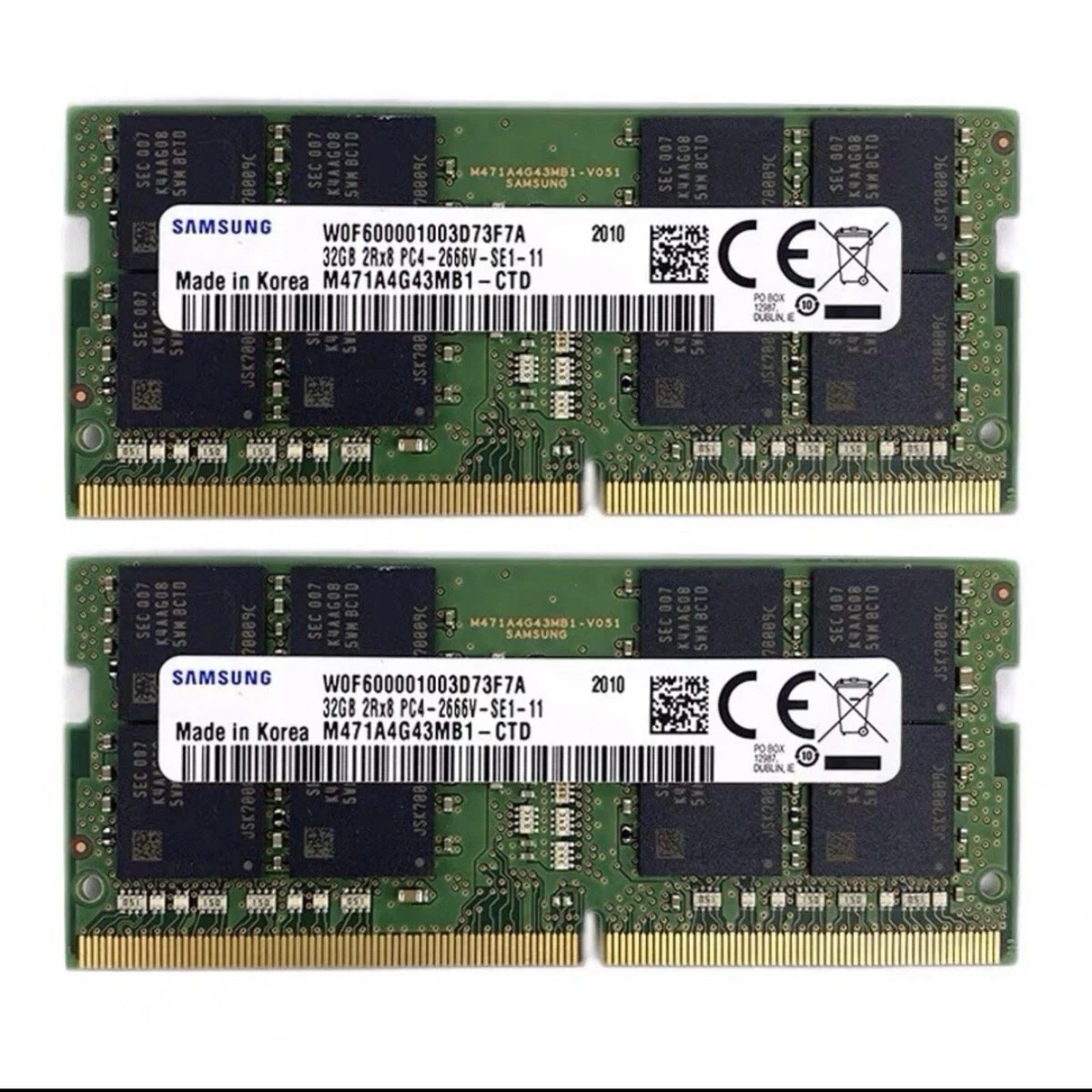 Samsung DDR4 SDRAM 64 GB Total Capacity Memory (RAM) for sale | eBay