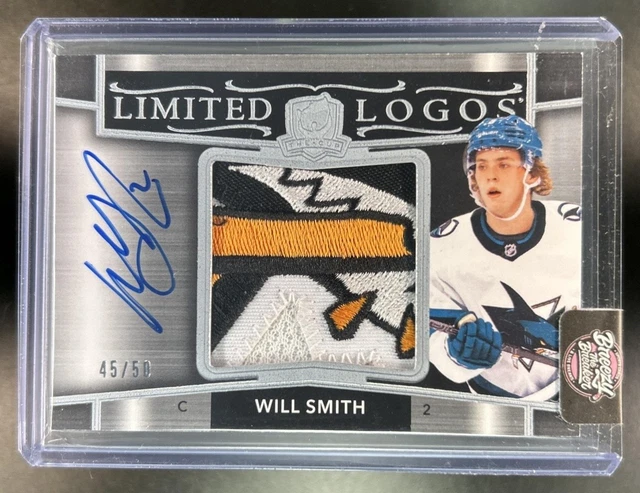 2024-25 Upper Deck The Cup Will Smith Limited Logos Rookie RC Patch Auto #/50