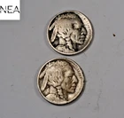 1913 TY1+1915 Buffalo Nickel Set/Lot ~ VG/Fine ~ 2 Coins ~ ZBL27