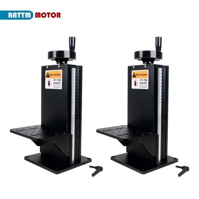 US SHIP】2SET LZ-800mm Z-axis Manual Column Lifting Platform Stage Sliding Table