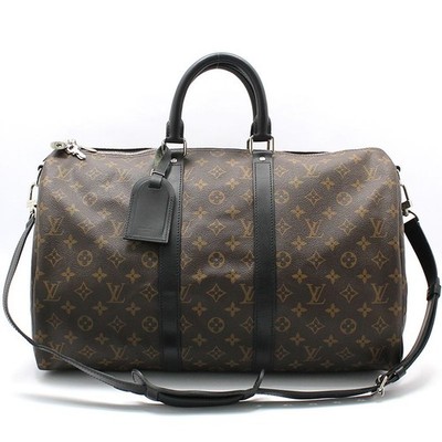 Louis Vuitton Monogram Macassar Bandoulière Keepall 45 Reisetasche 88073829