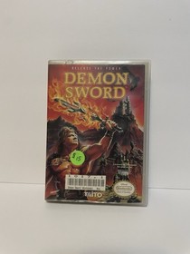 Demon Sword (NES, 1988) Cartridge + Box + Manual &ndash; Good Box, Untested