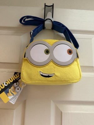 Loungefly Minions - Bob Crossbody Bag Furry Fuzzy Plush Purse Satchel Minion NWT
