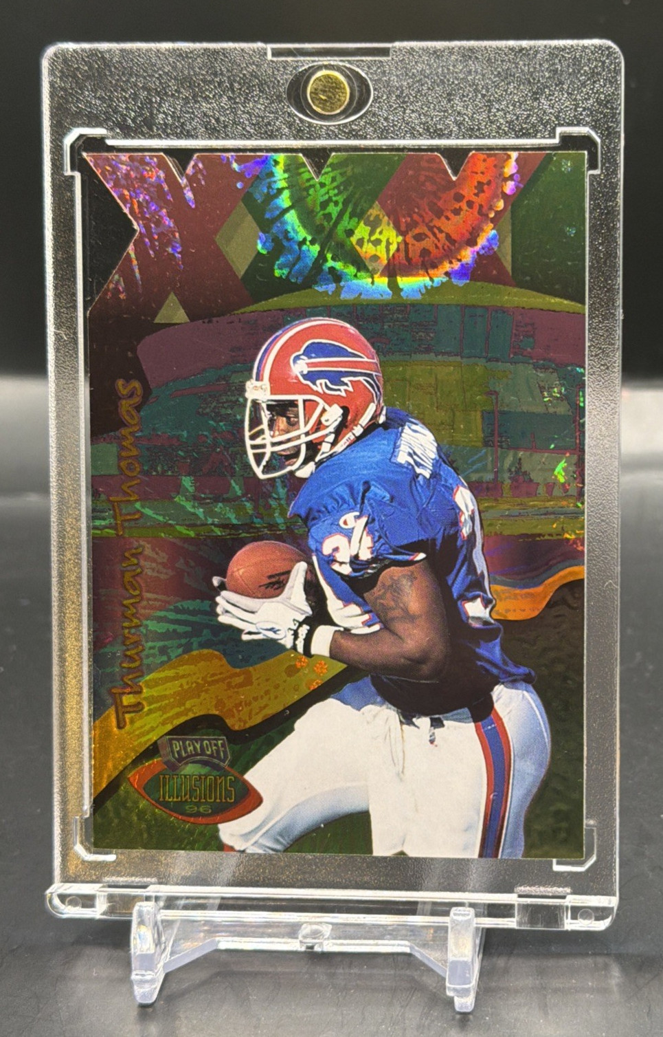 1996 Thurman Thomas Illusions Spectralusion Dominion 3XI NM/MT Rare Parallel