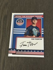 2023 Panini USA Baseball Stars & Stripes Autographs #NTDP-FT FORD THOMPSON Auto