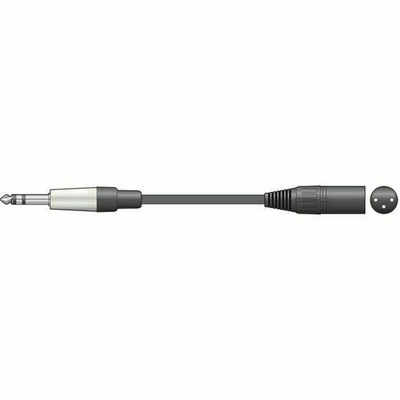Citronic 6,3 mm TRS Klinkenstecker auf XLR Stecker Classic Audiokabel (3,0 m)