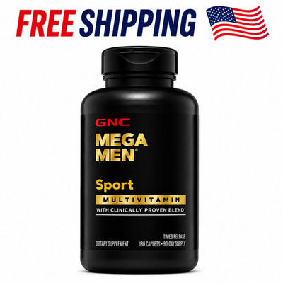 GNC Mega Men Sport Vitamin 180 Tablets