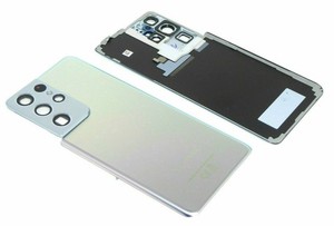 Original Samsung Galaxy S21 Ultra SM-G998B Akkudeckel Cover Kameraglas Silber