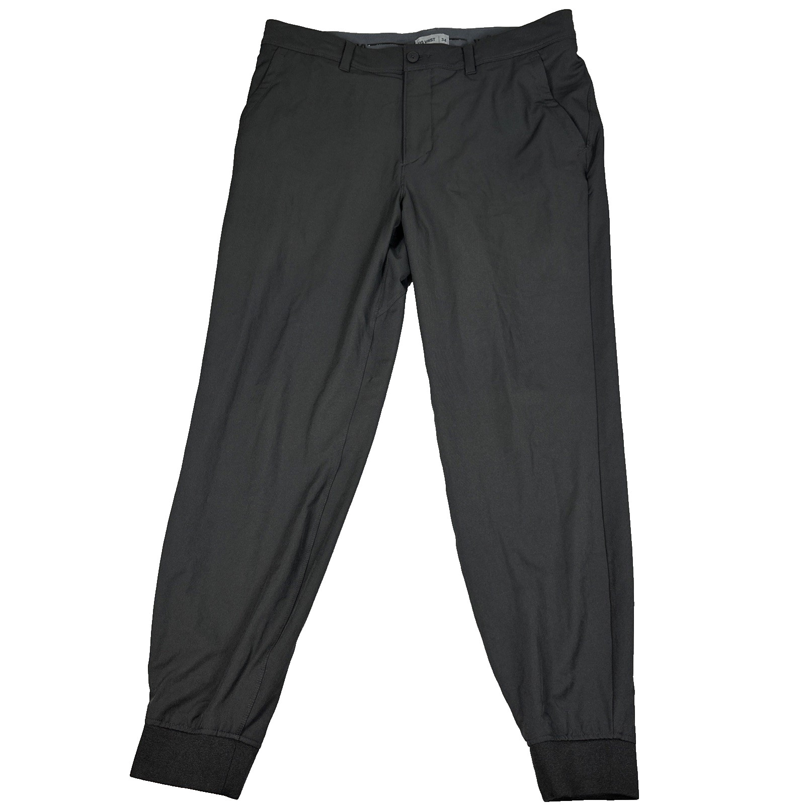VRST Men's Golf Jogger Performance Pants Black Size 34x30 Stretch Lightweight