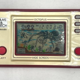 Nintendo Game & Watch Octopus 1981 Wide Screen OC-22 Tested and Working