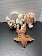 TY Attic Treasures Beanie Babies Lot 4 Georgia Camelia Ears