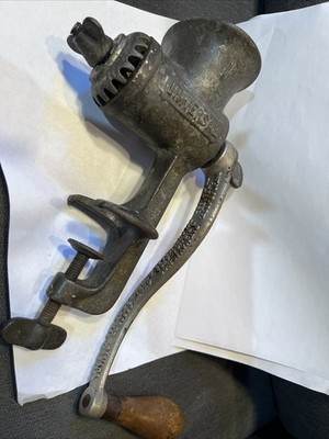 Antique Universal Food Meat Grinder Mill No 1 LF& C New Britain Conn Canada 1899
