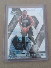 2024-25 Panini Mosaic - Keldon Johnson #9 Fast Break Silver Mosaic Prizm