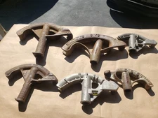 Lot of 6 EMT conduit benders heads only.