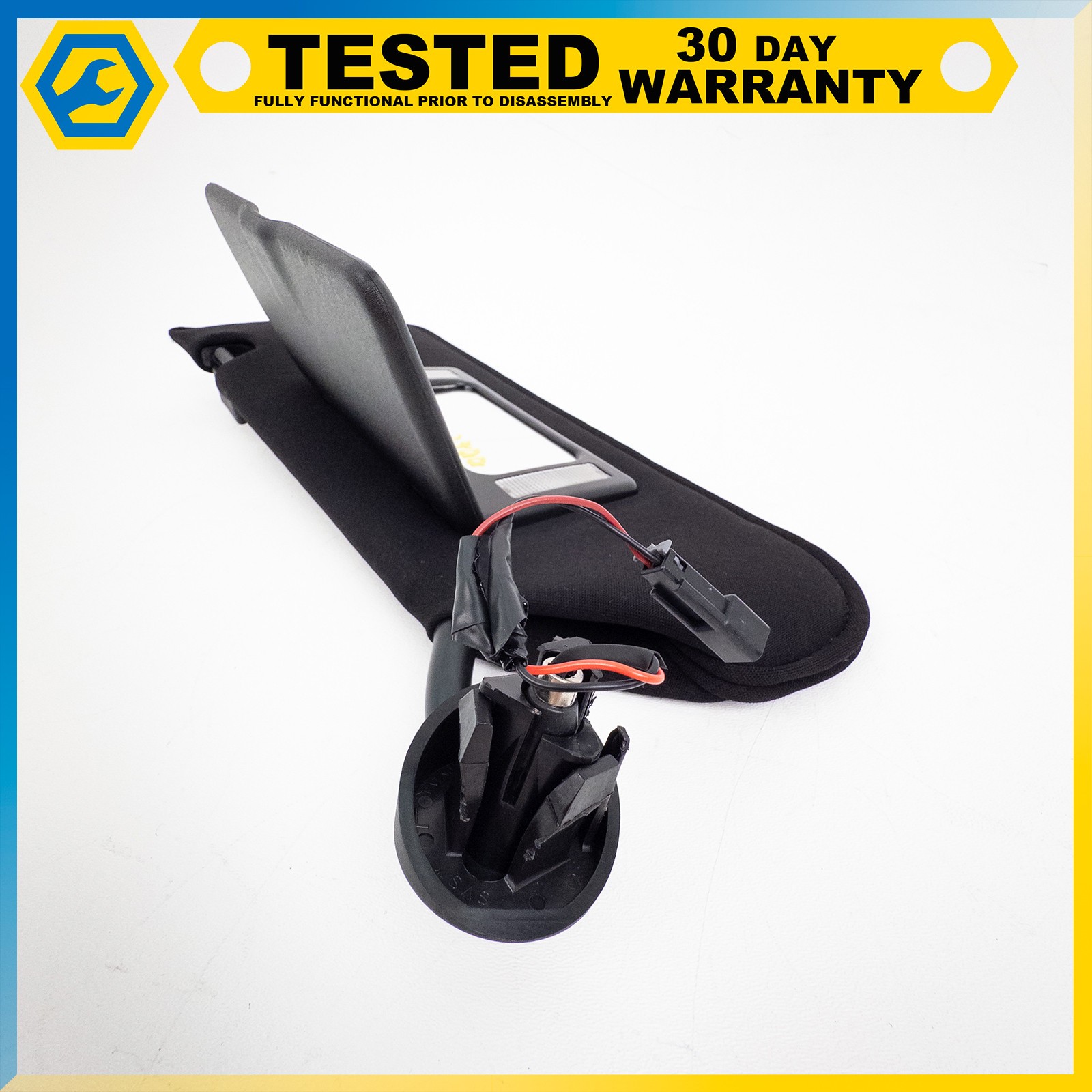 05-13 CHEVROLET CORVETTE C6 LEFT DRIVER SIDE INNER SUNSHADE SUNVISOR BLACK OEM