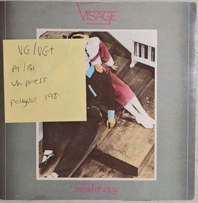 Visage Mind Of A Toy Vinyl Record VG/VG+ POSP 236 1981