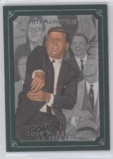 2007 UD Masterpieces Windsor Green Frame John F Kennedy #47 0b3
