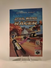 Star Wars Episode 1 Racer Nintendo 64 N64 Manual Only