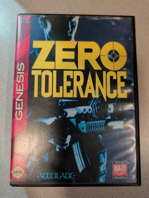 Zero Tolerance (Sega Genesis, 1994) No Manual