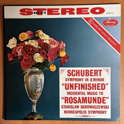 Schubert Symphony No. 8 In B Minor Mercury SR90218 Skrowaczewski Vinyl LP - NM!