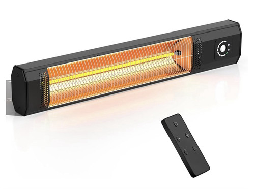 2S Fast Heating Infrared Outdoor Heater, 9 Heating Levels Electric Patio Heater