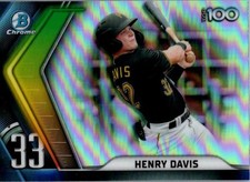 2022 Bowman #BTP-33 Henry Davis Bowman Scouts' Top 100 Green Refractors #/99