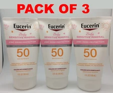 Eucerin Sun Sensitive Mineral Baby Sunscreen Lotion, SPF 50 🎈NOV/2026🎈