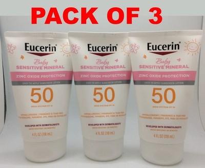 Eucerin Sun Sensitive Mineral Baby Sunscreen Lotion, SPF 50  NOV/2026 