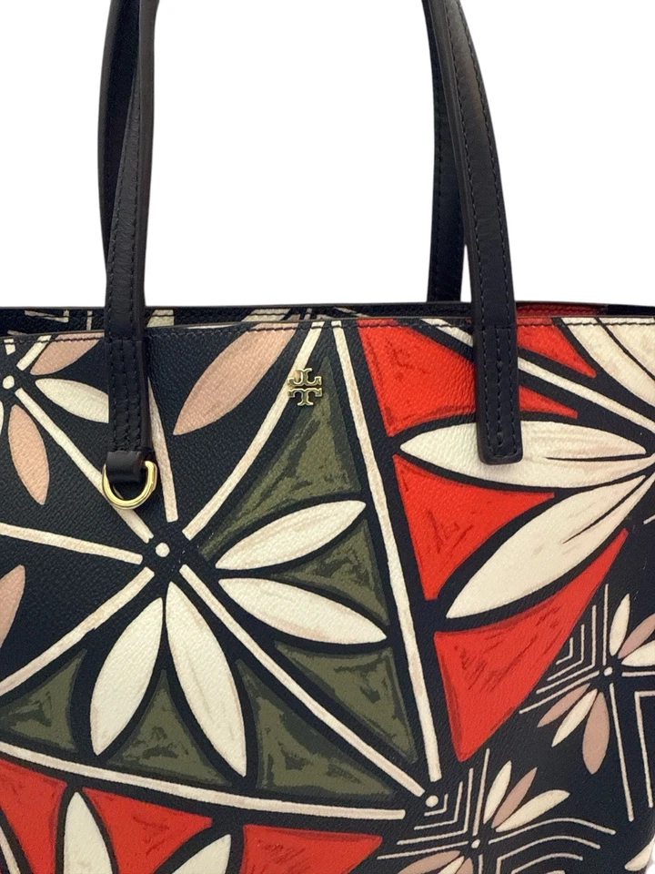 Bolso Bandolera TORY BURCH Kerrington Cuadrado Floral Cuero Correa para el Hombro Foto 2 de 4