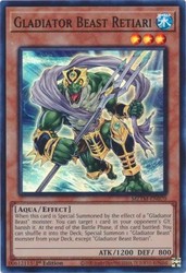 Gladiator Beast Retiari MZTM-EN070 Super Rare 1st Edition Maze of the Master