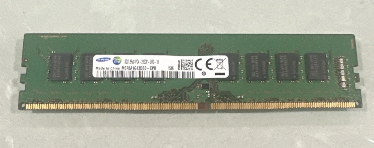 25+ Samsung PC4-17000 (DDR4-2133) Bus Speed Computer RAM 8 GB