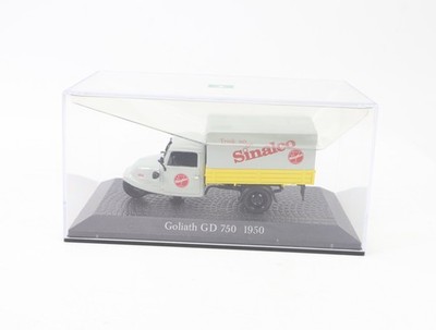 Atlas Modellauto PKW Goliath GD 750 1950 ''Sinalco'' im Display 1:43