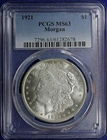 1921  MORGAN DOLLAR PCGS MS-63 (2632444)