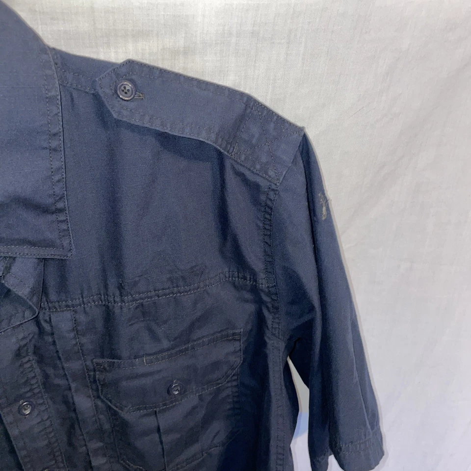 Propper Men’s Work Shirt Size Medium Black Outdoors Guard Workwear  - Image 4 of 4