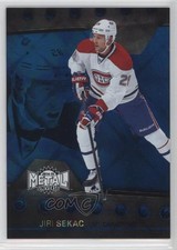 2014-15 Fleer Showcase Metal Universe PMG Blue 34/100 Jiri Sekac #32 0c3