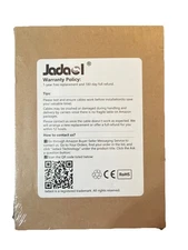 Jadaol CAT 6 Ethernet Cable 25 ft RJ45 Flat White Patch Cord With Clips