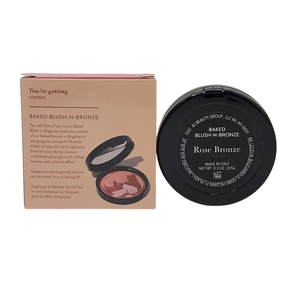Laura Geller Baked Blush-n-Bronze Marbleized 2-in-1 - Rose Bronze 0.30oz/8.5g - Image 3 of 4