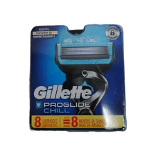 Gillette Proglide Chill 8 Cartridges NEW Sealed Package