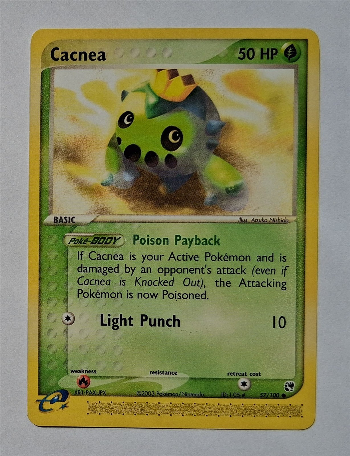 Pokemon - Cacnea - Sandstorm 57/100 - Common - LP