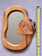 MIRROR - HANDMADE UNIQUE WOOD FRAME WITH TREE (made by Wood n