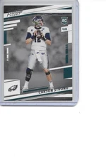 2022 Prestige Carson Strong Rookie Philadelphia Eagles Football Card #306