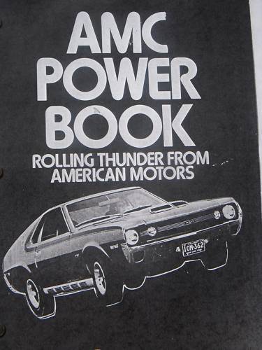 AMC Power Book AMX Javelin Jeep Hornet Gremlin Hurst SC/Rambler Rebel Machine - Zdjęcie 1 z 5