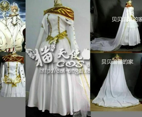 TSUBASA Reservoir Chronicle Sakura Clothing Carnival Anime Dress - Picture 3 of 6