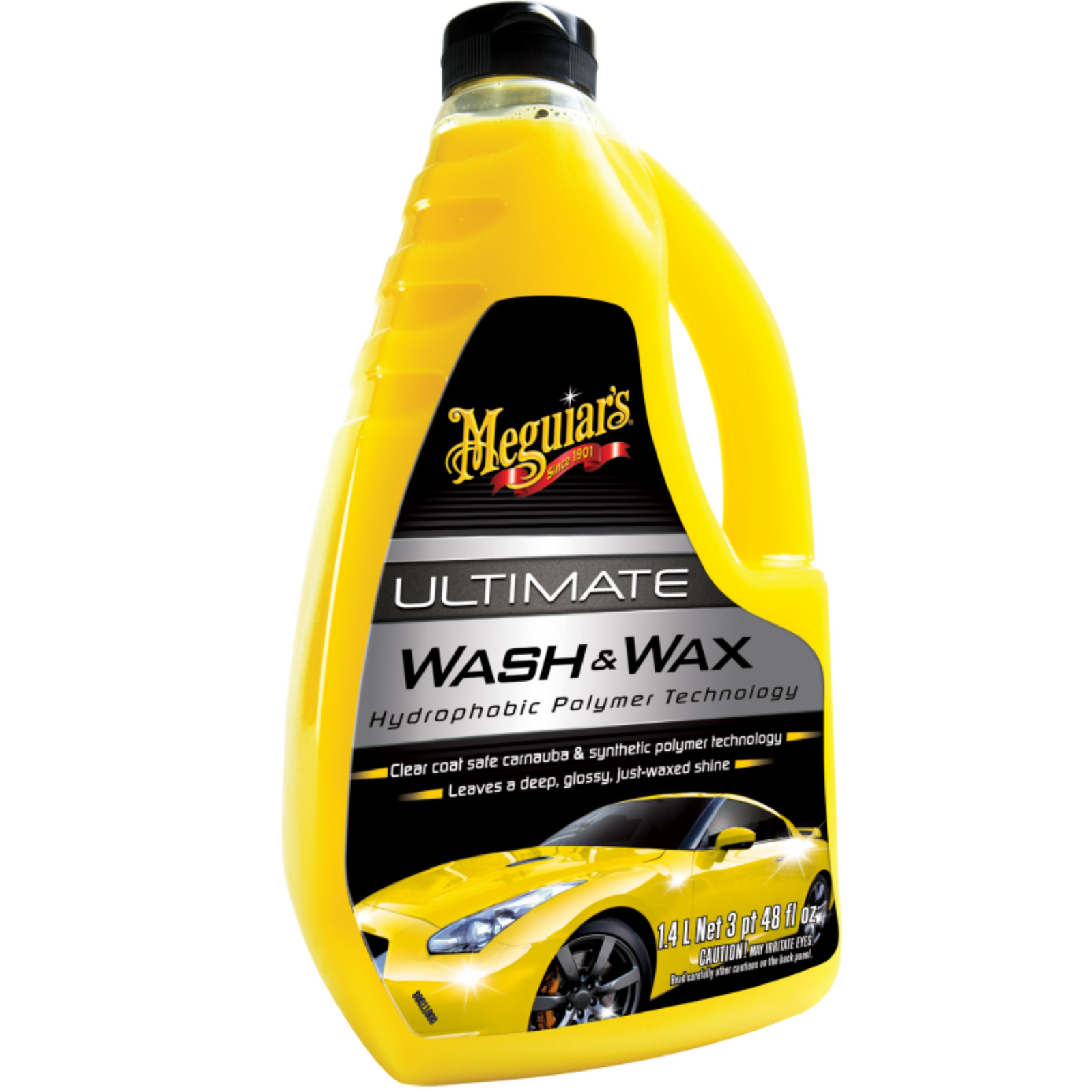 Meguiars Ultimate Wash & Wax Clear Coat Hybrid Carnauba Polymer Shine 1.42L