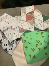 organic baby bandana bibs box of 5 Happy Sespe Company