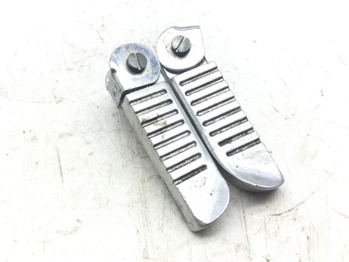 Chrome) Marchepieds arrière réglables pour moto, repose-pieds mâle de