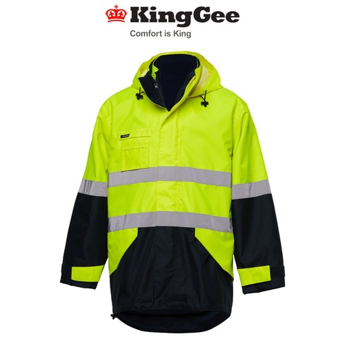 Mens KingGee 4 in 1 Weatherproof Jacket 