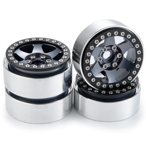 4Pcs 1/10 Alloy 1.9" Beadlock Wheel Rims for Axial SCX10 CC01 D90 RC Crawler US - Picture 14 of 28