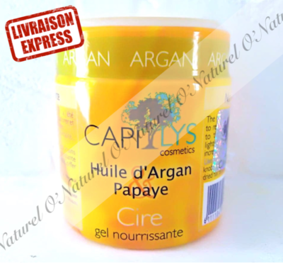 Gel Coiffant Nourrissant Capilys à La Cire D'argan Et Papaye - 120 Ml - Neuf